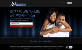 Africa Online Dating Homepage Image