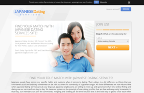 Japanese Dating Services Homepage Image